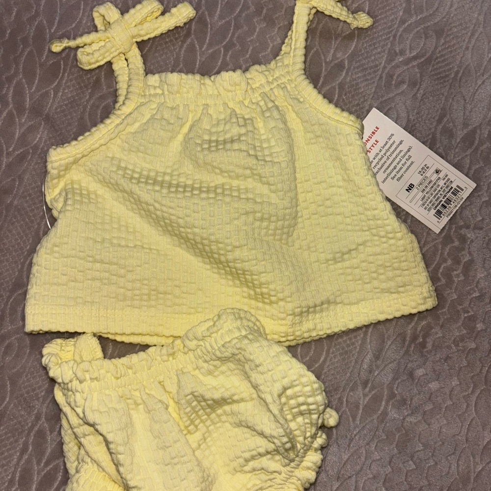 Yellow 2 piece set